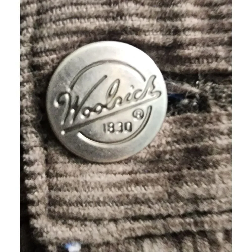 Woolrich Men's Slate Gray(brown) Corduroy Pants Casual‎ Comfort Cotton Size 44
